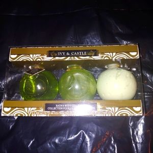 Ivy & Castle Pear 3 Piece Set Shower Gel Body Lotion Bubble Bath New